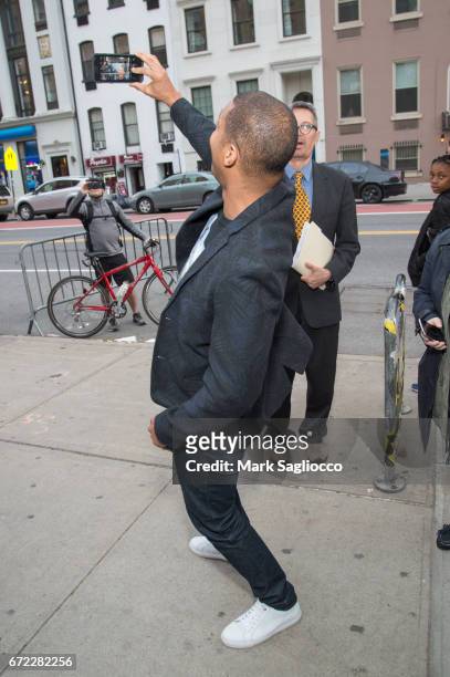 Personality Don Lemon is sighted in Chelsea attending the Tribeca Film Festival on April 23, 2017 in New York City.