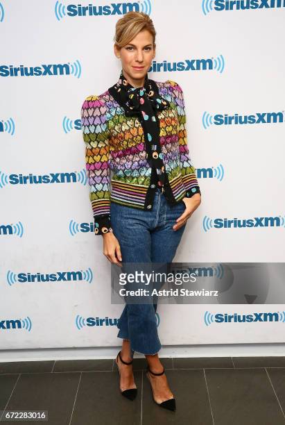 Author Jessica Seinfeld visits the SiriusXM Studios on April 24, 2017 in New York City.