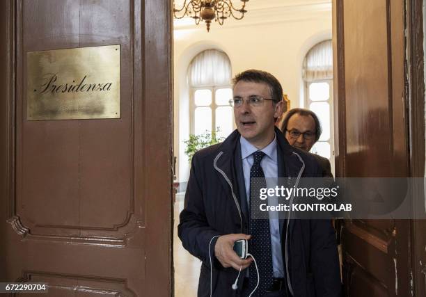 Raffaele Cantone the president of the Italian Anti-Corruption authority.