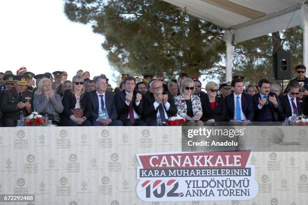 Turkish Culture and Tourism Minister Nabi Avci , Australian Minister for Foreign Affairs Julie Bishop , British Ambassador to Turkey, Richard Moore...