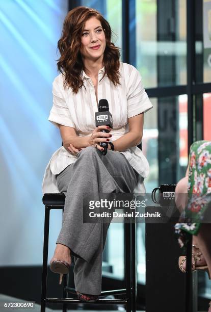 Kate Walsh attends the Build Series to discuss the Netflix show '13 Reasons Why' at Build Studio on April 24, 2017 in New York City.