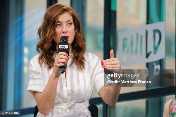 Actress Kate Walsh attends Build presents Kate Walsh discussing the show "13 Reasons Why" at Build Studio on April 24, 2017 in New York City.