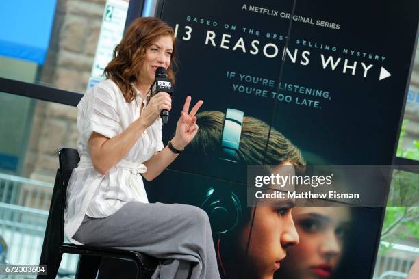 Actress Kate Walsh attends Build presents Kate Walsh discussing the show "13 Reasons Why" at Build Studio on April 24, 2017 in New York City.