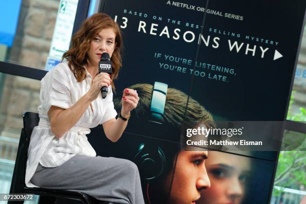 Actress Kate Walsh attends Build presents Kate Walsh discussing the show "13 Reasons Why" at Build Studio on April 24, 2017 in New York City.