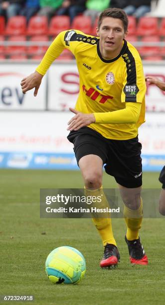 Markus Pazurek of Koeln during the Third League match between FSV Zwickau and Fortuna Koeln on April 23, 2017 at Stadion Zwickau in Zwickau, Germany.