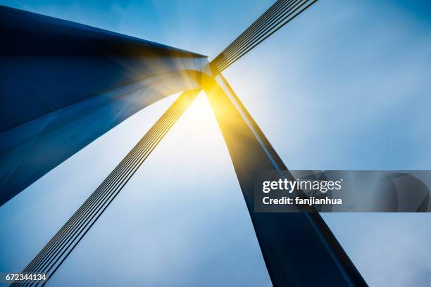 close-up of modern office buildings - architecture close up stock pictures, royalty-free photos & images