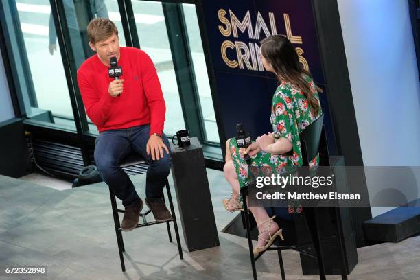 Actor Nikolaj Coster-Waldau attends the Build Series to discuss his new film "Small Crimes" at Build Studio on April 24, 2017 in New York City.