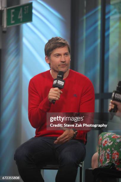 Actor Nikolaj Coster-Waldau attends Build Series to discuss his new film "Small Crimes" at Build Studio on April 24, 2017 in New York City.