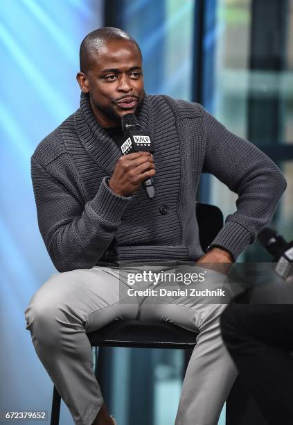 Dule Hill attends the Build Series to discuss his new film 'Sleight' at Build Studio on April 24, 2017 in New York City.