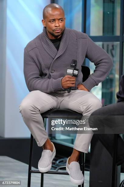 Actor Dule Hill attends Build Presents Dule Hill discussing the new film "Sleight" at Build Studio on April 24, 2017 in New York City.