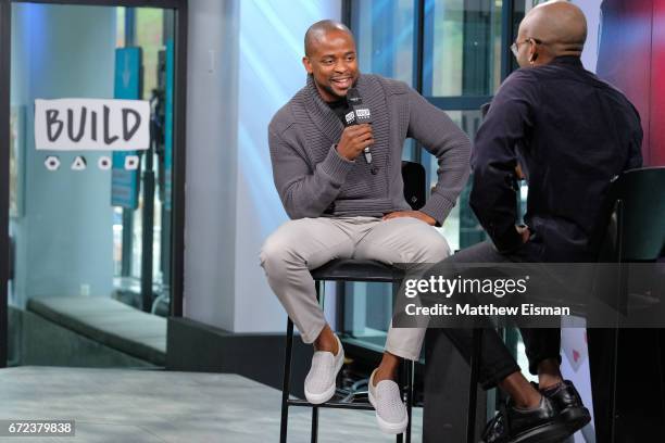 Actor Dule Hill attends Build Presents Dule Hill discussing the new film "Sleight" at Build Studio on April 24, 2017 in New York City.