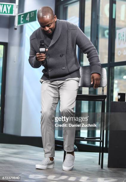 Dule Hill attends the Build Series to discuss his new film 'Sleight' at Build Studio on April 24, 2017 in New York City.