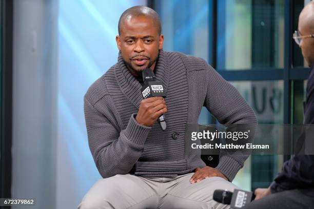 Actor Dule Hill attends Build Presents Dule Hill discussing the new film "Sleight" at Build Studio on April 24, 2017 in New York City.