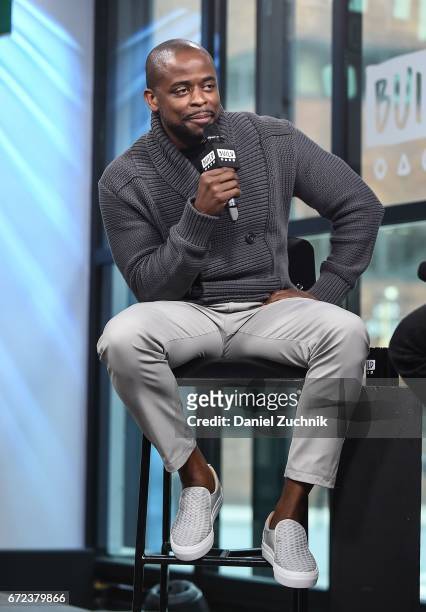 Dule Hill attends the Build Series to discuss his new film 'Sleight' at Build Studio on April 24, 2017 in New York City.
