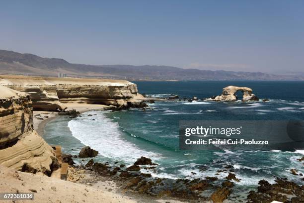 la portada of antofagasta in northern chile - antofagasta region stock-fotos und bilder