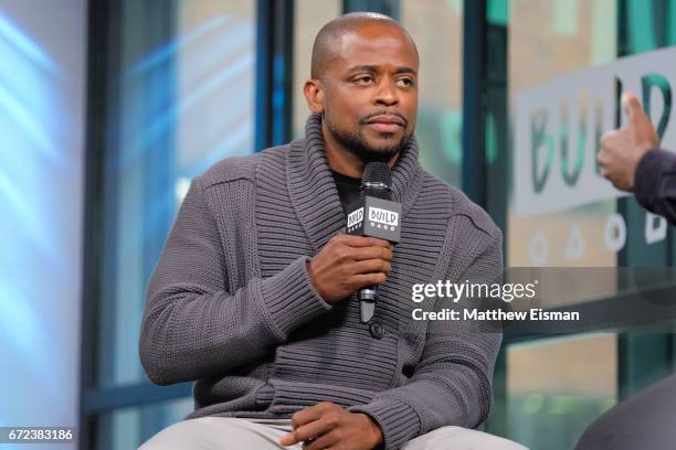 Actor Dule Hill attends Build Presents Dule Hill discussing the new film "Sleight" at Build Studio on April 24, 2017 in New York City.