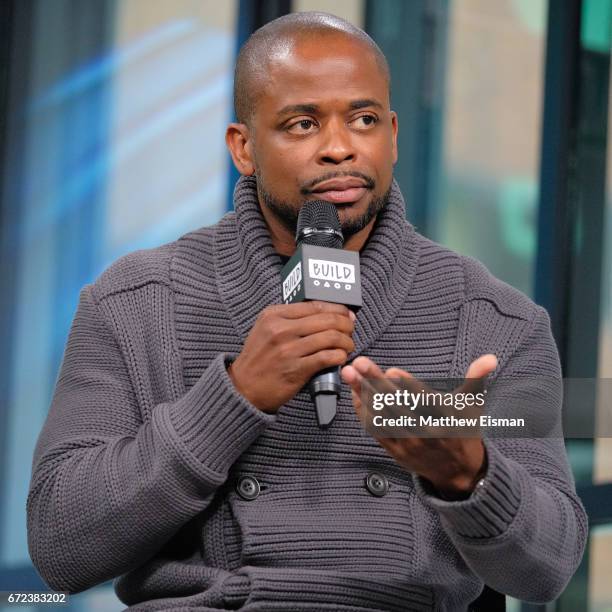 Actor Dule Hill attends Build Presents Dule Hill discussing the new film "Sleight" at Build Studio on April 24, 2017 in New York City.