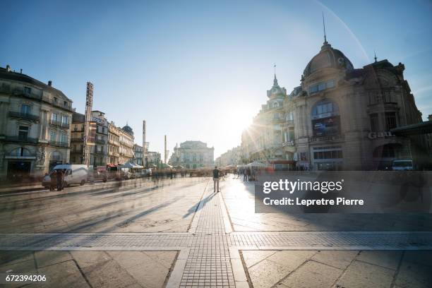 place de la comédie - être en mouvement bildbanksfoton och bilder