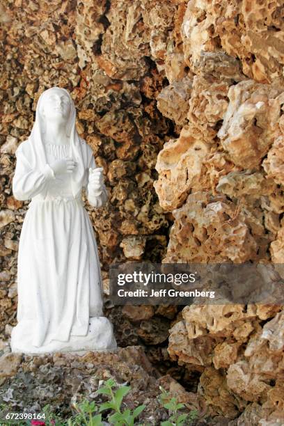 Grotto of the Holy Mother 1954 at Our Lady of Mount Carmel Monastery.