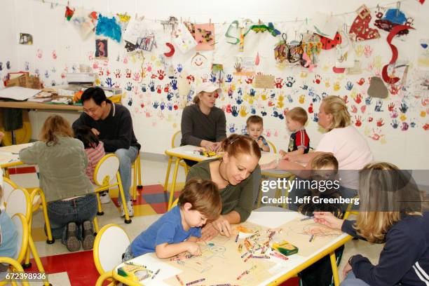 Preschool class at the Center for Visual and Performing Arts in Munster.