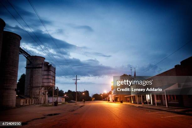 An old cotton gin sits along the side of the road in Indianola, in the Mississippi Delta, May 31, 2012. The cotton gins were the staple of the...