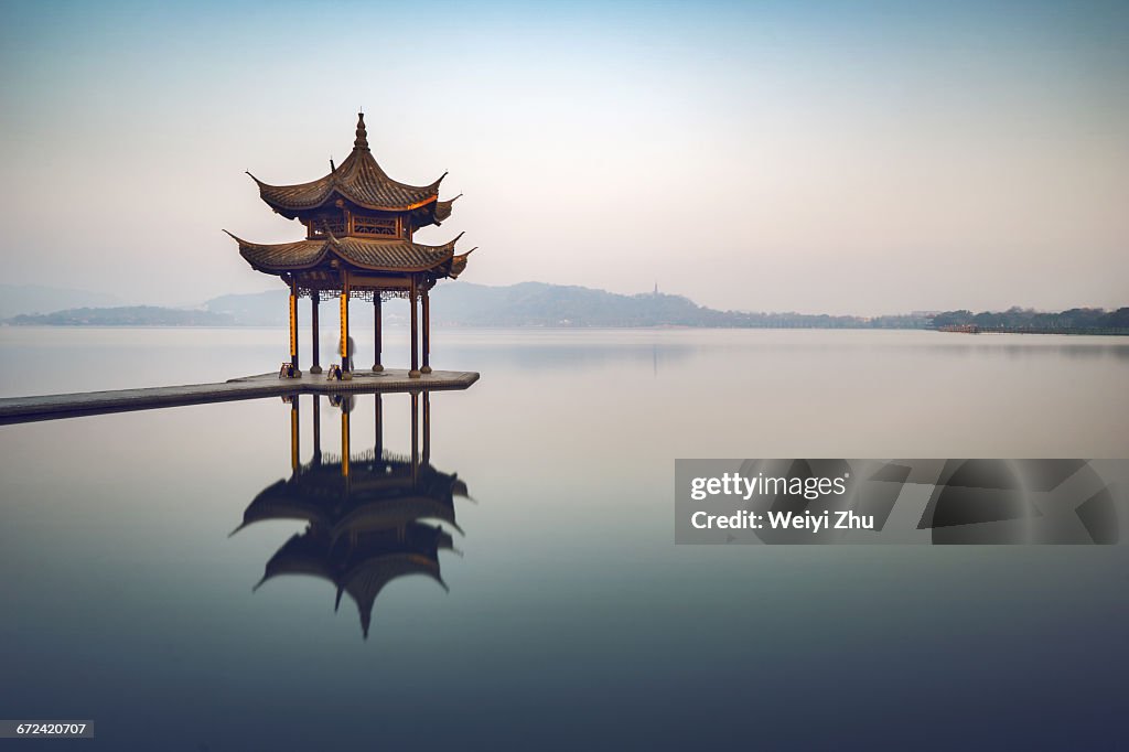 Jixian Pavilion on the West Lake