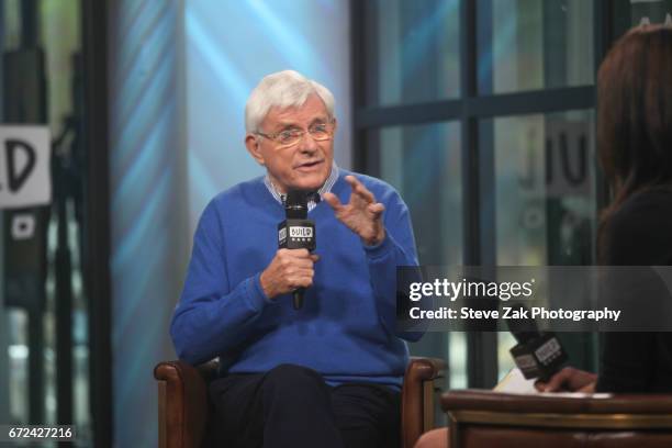 Phil Donahue attends Build Series to discuss his Makers Men video at Build Studio on April 24, 2017 in New York City.