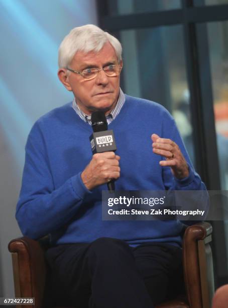 Phil Donahue attends Build Series to discuss his Makers Men video at Build Studio on April 24, 2017 in New York City.