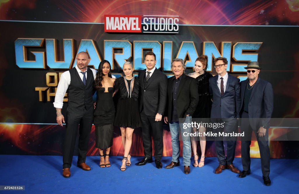 "Guardians of the Galaxy Vol. 2" - European Gala Screening - Arrivals