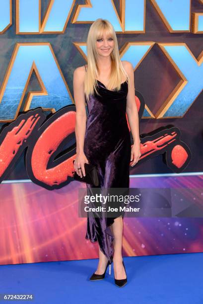 Anna Faris attends the European Gala Screening of "Guardians of the Galaxy Vol. 2" at Eventim Apollo on April 24, 2017 in London, United Kingdom.
