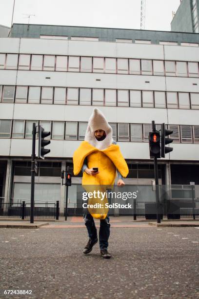 what a banana! - costums stock pictures, royalty-free photos & images