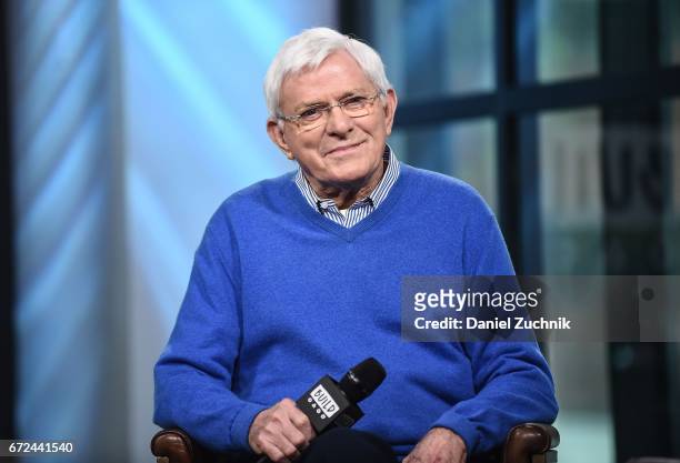 Phil Donahue attends the Build Series to discuss his Makers Men video at Build Studio on April 24, 2017 in New York City.