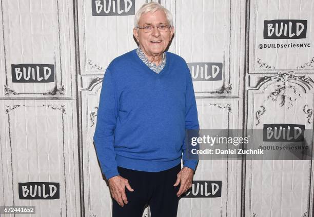 Phil Donahue attends the Build Series to discuss his Makers Men video at Build Studio on April 24, 2017 in New York City.