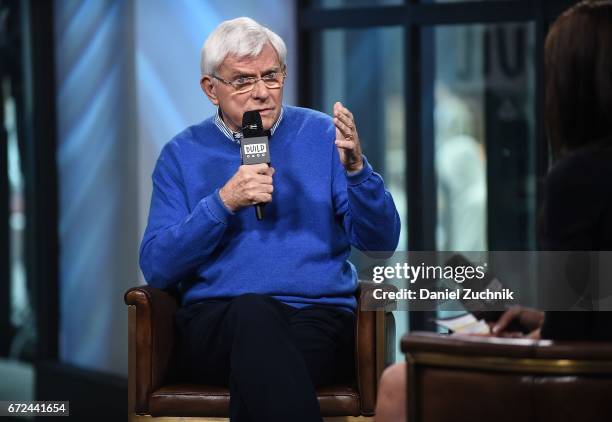 Phil Donahue attends the Build Series to discuss his Makers Men video at Build Studio on April 24, 2017 in New York City.