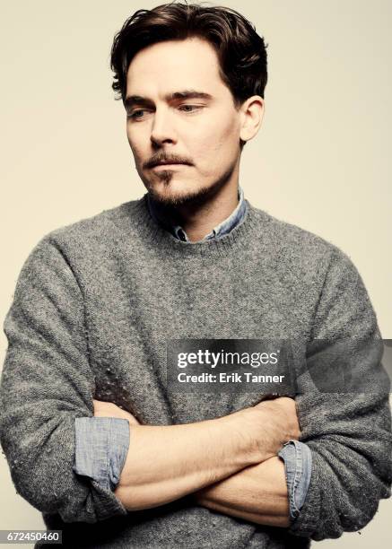 Adrian Buitenhuis from 'I Am Heath Ledger' poses at the 2017 Tribeca Film Festival portrait studio on April 24, 2017 in New York City.