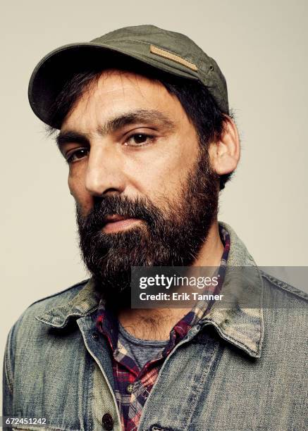 Matt Amato from 'I Am Heath Ledger' poses at the 2017 Tribeca Film Festival portrait studio on April 24, 2017 in New York City.