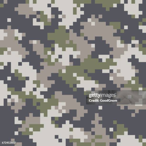 digital camo - camouflage stock illustrations