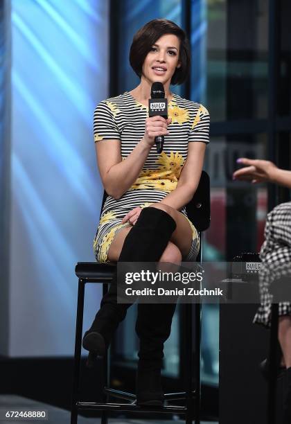 Musician Erin Bowman attends the Build Series to discuss her musical career at Build Studio on April 24, 2017 in New York City.