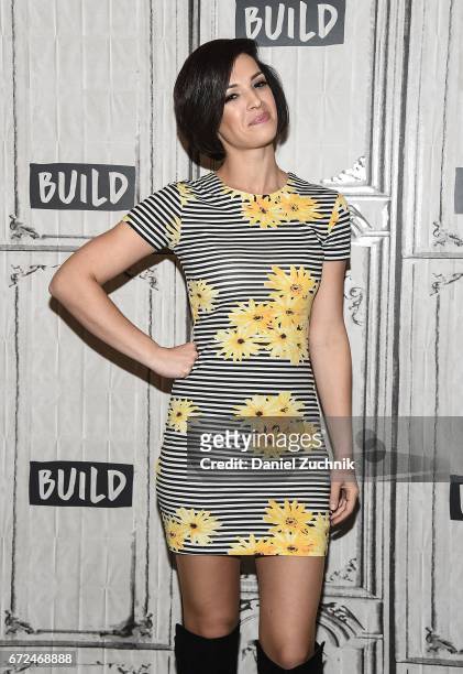 Musician Erin Bowman attends the Build Series to discuss her musical career at Build Studio on April 24, 2017 in New York City.