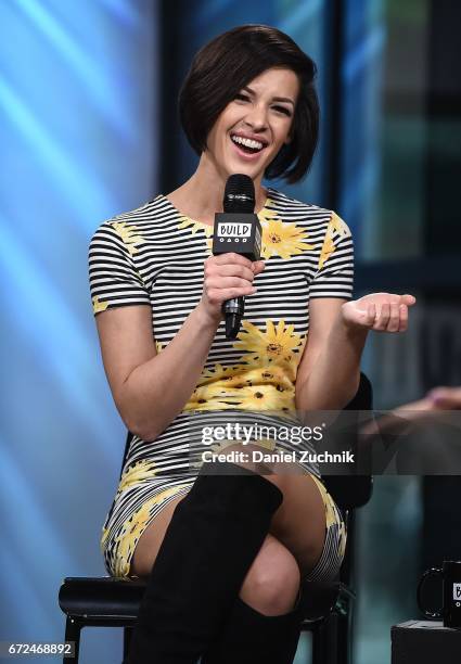 Musician Erin Bowman attends the Build Series to discuss her musical career at Build Studio on April 24, 2017 in New York City.