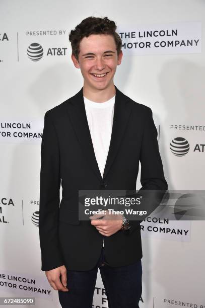 Seamus Davey-Fitzpatrick attends "The Dinner" Premiere at BMCC Tribeca PAC on April 24, 2017 in New York City.