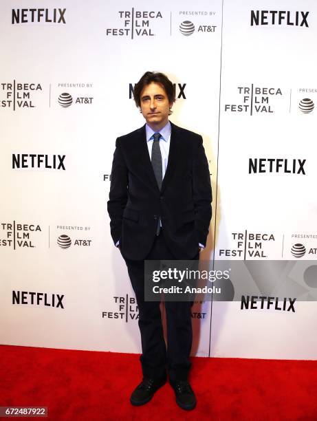 Director Noah Baumbach attends Tribeca Talks: Directors Series - Noah Baumbach at BMCC Tribeca PAC in New York City, United States on April 24, 2017.