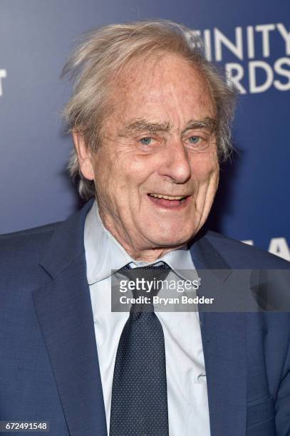 Journalist Harry Evans attends The International Center of Photography's 33rd Annual Infinity Awards at Pier 60 on April 24, 2017 in New York City.