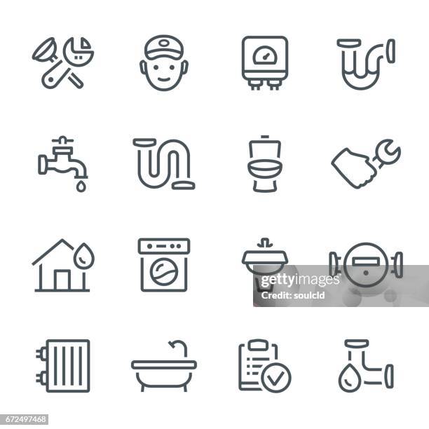 installation symbole - rohr stock-grafiken, -clipart, -cartoons und -symbole