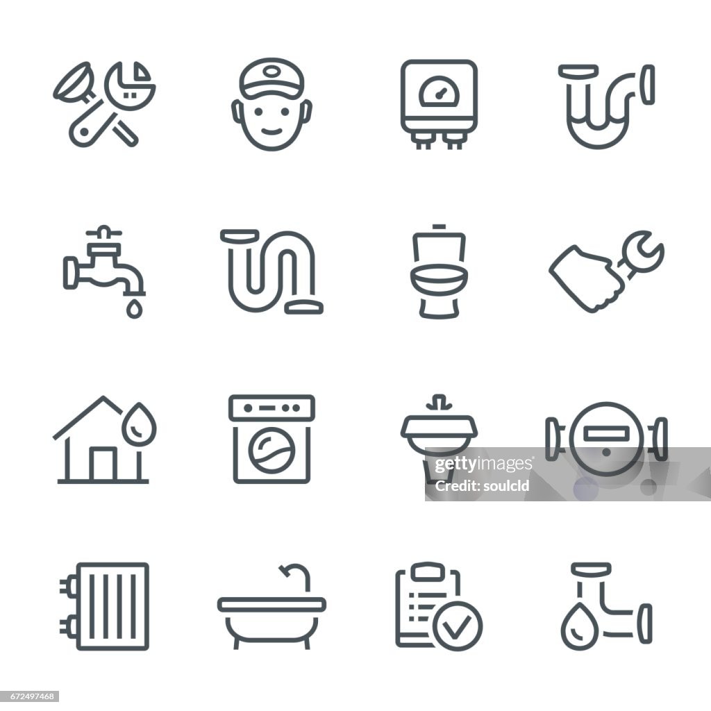 Plumbing Icons