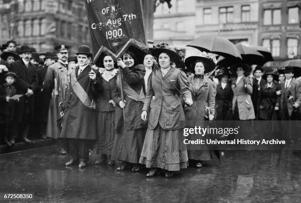 Women Marchers, May Day Parade, New York City, New York, USA, Bain News Service, May 1, 1909.