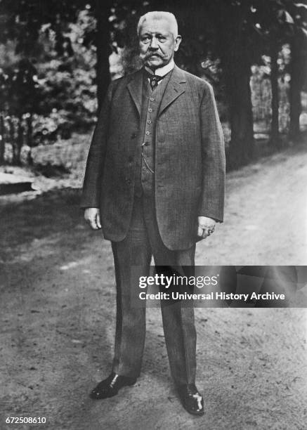 Paul von Hindenburg, President of Germany, Portrait Standing, Bain News Service, May 1927.