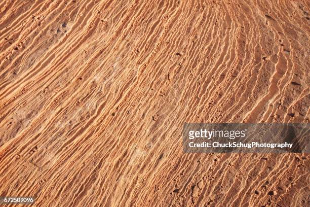 navajo sandstone rock strata aeolian erosion - sandstone stock pictures, royalty-free photos & images