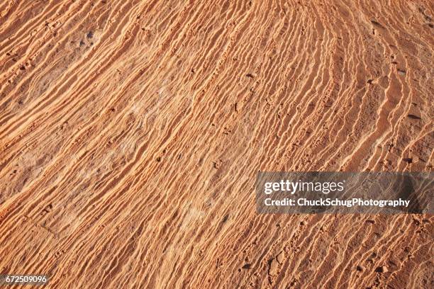 navajo sandstone rock strata aeolian erosion - sandstone stock pictures, royalty-free photos & images