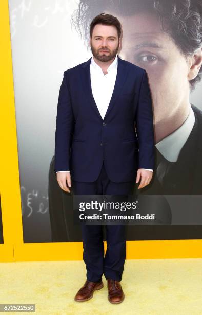 Actor Seth Gabel attends the Los Angeles Premiere Screening of National Geographics 'Genius' the Fox Theater on April 24, 2017 in Los Angeles,...